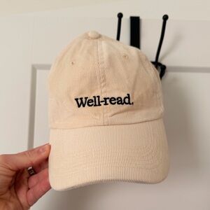 “Well Read” baseball hat